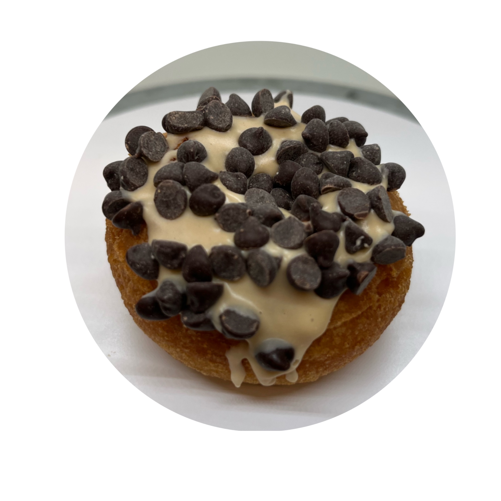 coffee chip donut