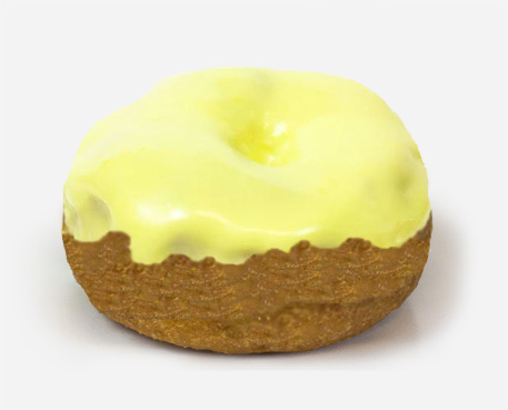 donut large lemon