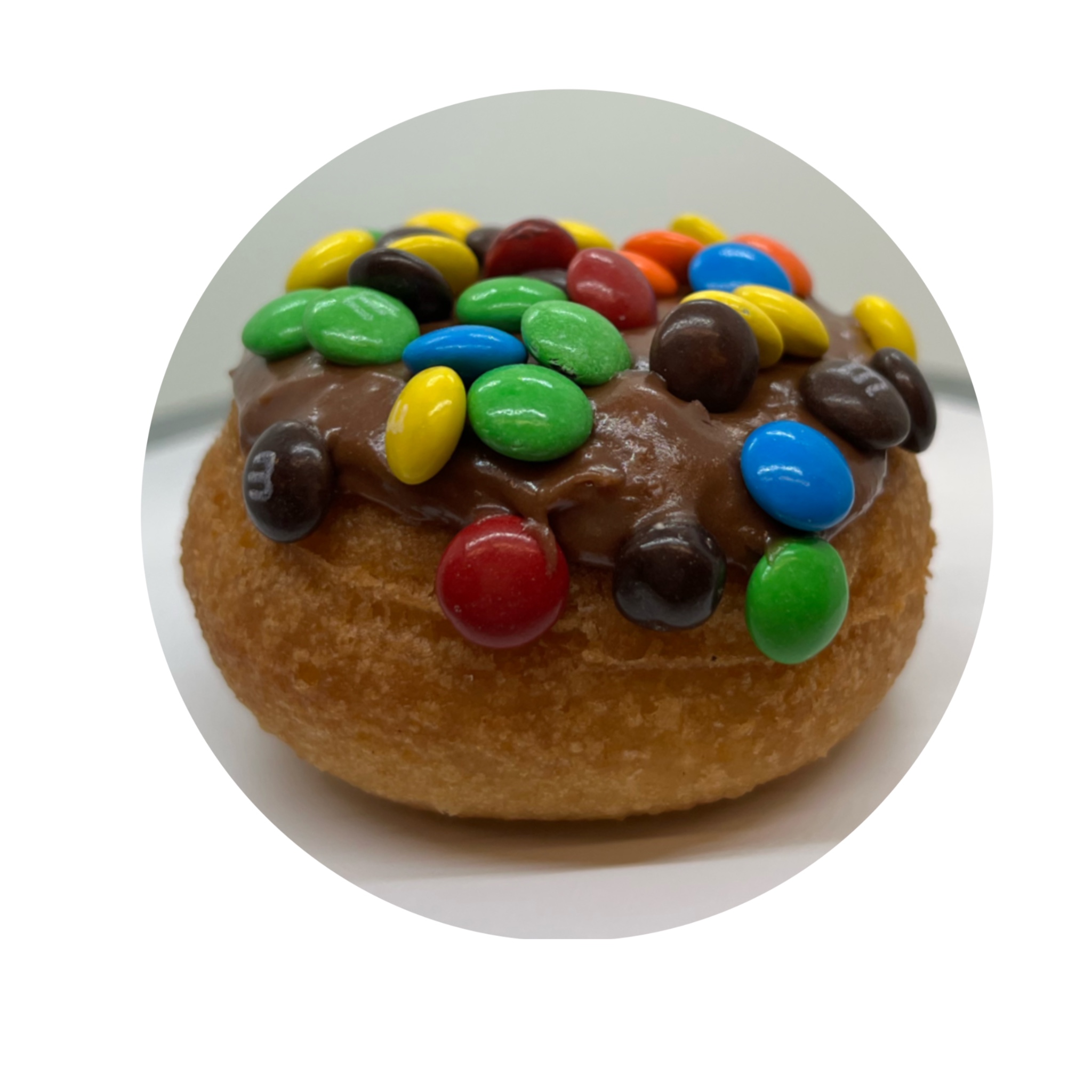 m and m donut