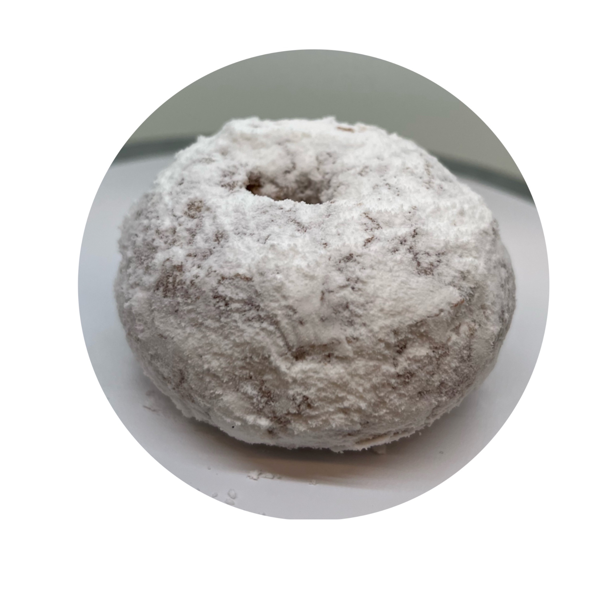 powdered donut
