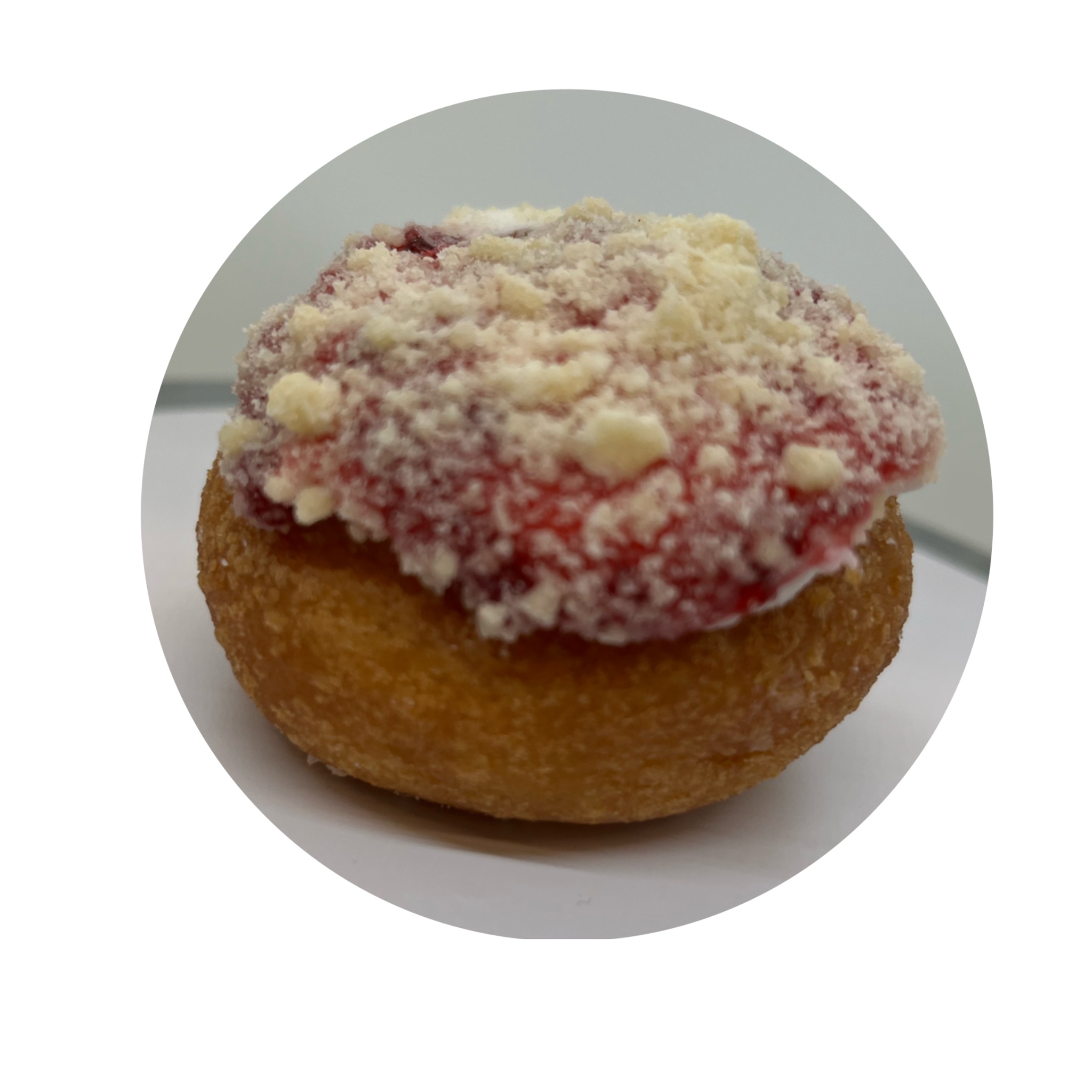 strawberry shortcake donut